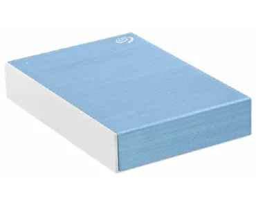 Seagate One Touch, 5TB, External, HDD, with Password Protection, Light Blue