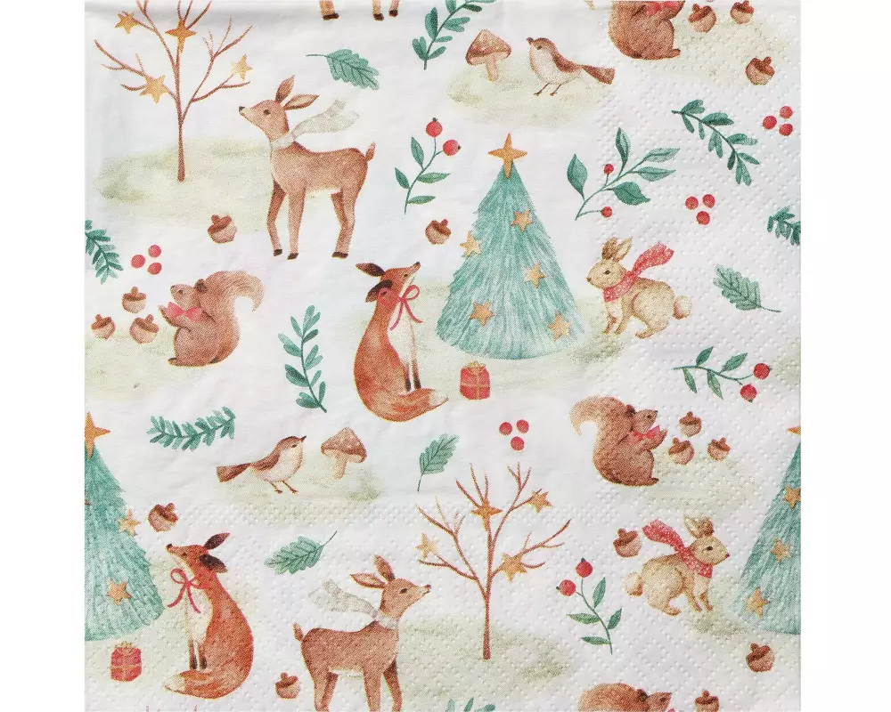 EGLO Weihnachtsservietten Wintertiere 20 Stück