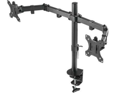 DELTACO Dual monitor desk arm GAM-040 13-32 inch screens