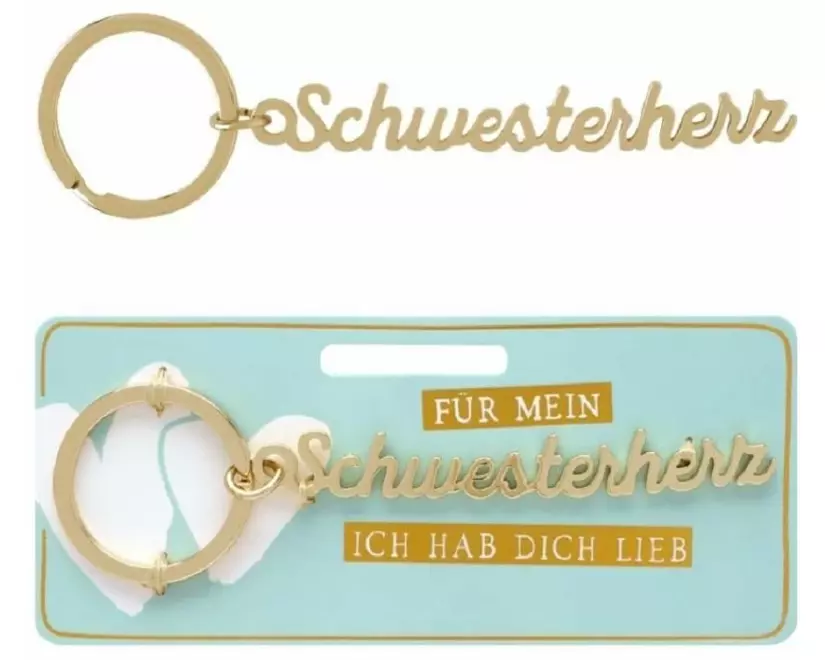 Sheepworld Schlüsselanhänger Schwesterherz 10.8 x 1 cm