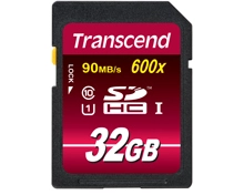 Transcend 32 GB Class 10/UHS-I SDHC
