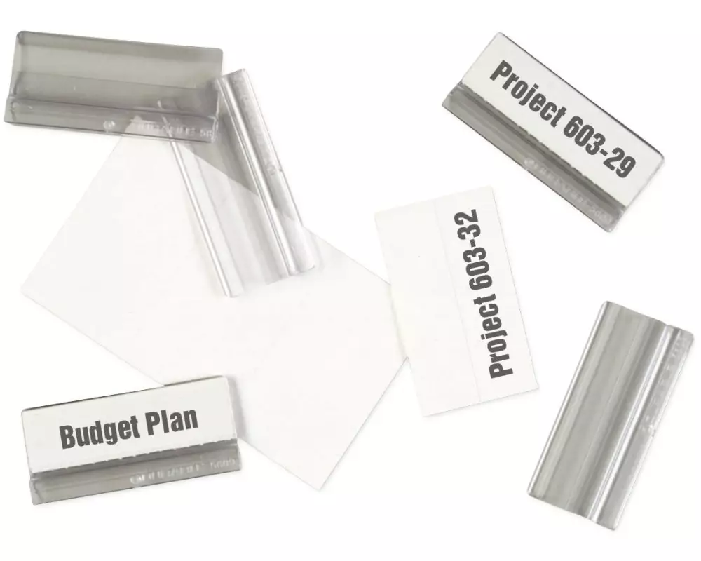 DURABLE Reiter Transparent, 10 Stück