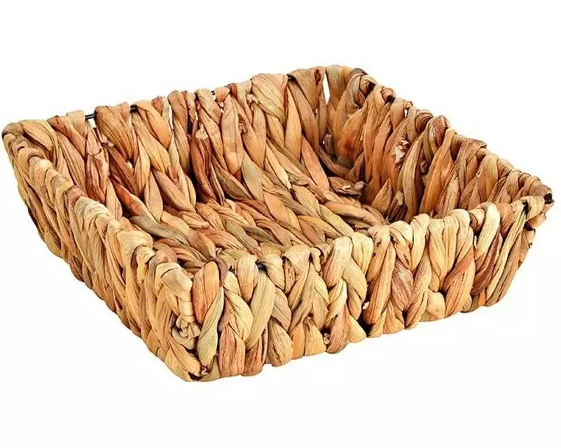 G. Wurm Aufbewahrungskorb Eckig 22 cm, Nature