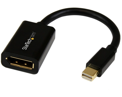 StarTech.com Mini DisplayPort to DisplayPort Adapter, 4K x 2K Video, Ultra HD Mini DP to DP Converter, mDP to DP 1.2 Adapter, Male/Female