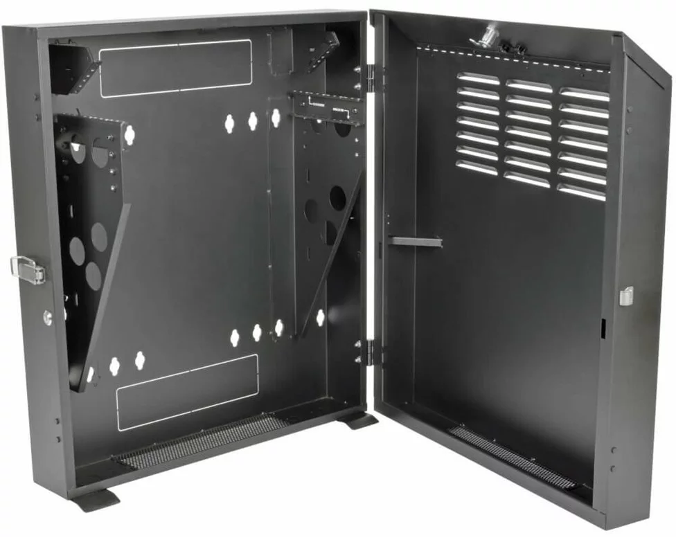 EATON TRIPPLITE SmartRack 6U, Low-Profile, Vertical-Mount, Switch-Depth, Wall-Mount, Rack Enclosure Cabinet