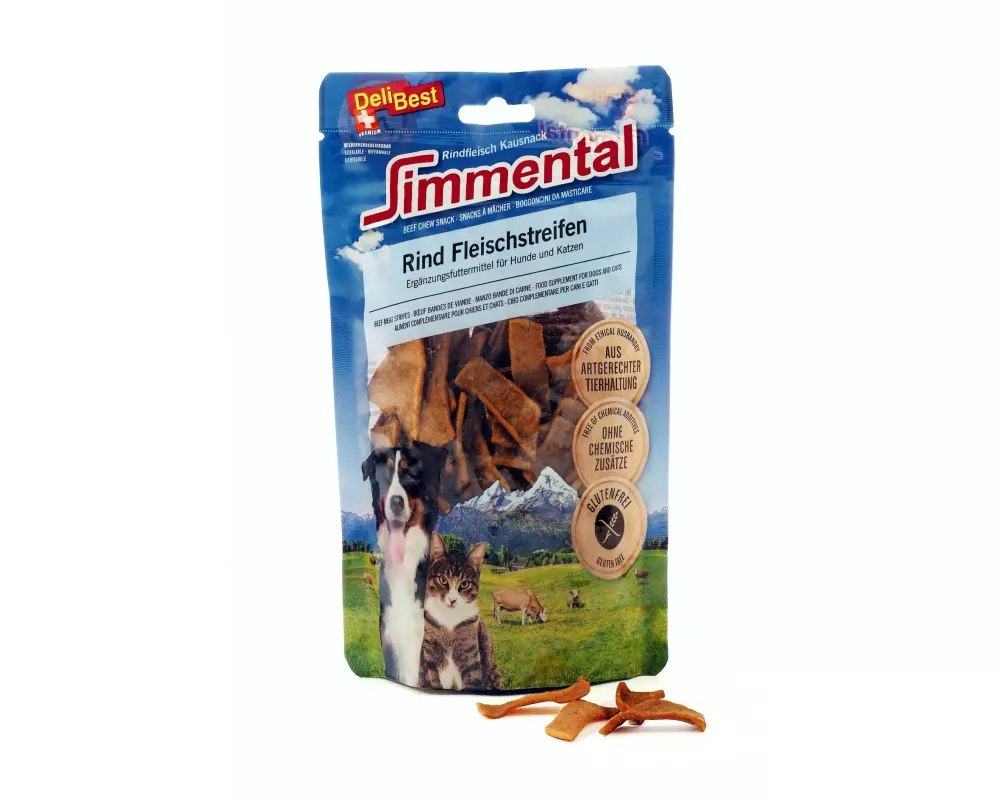 DeliBest Leckerli Simmental Rind, 90 g