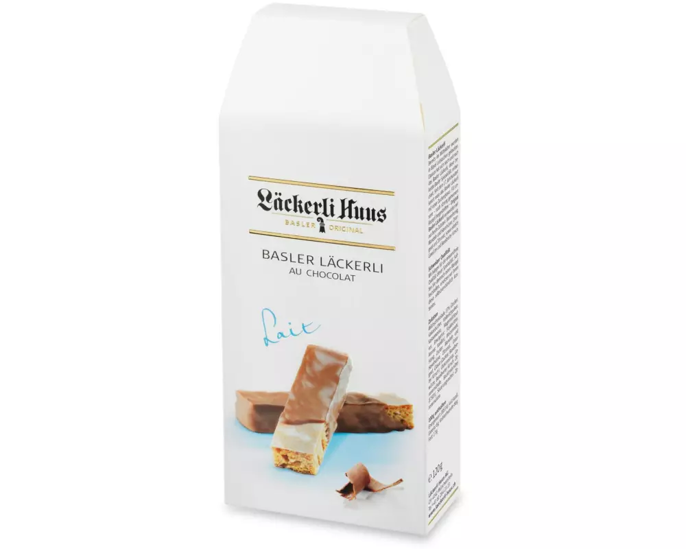 Läckerli Huus Läckerli au Chocolat lait au chocolat lait 120 g