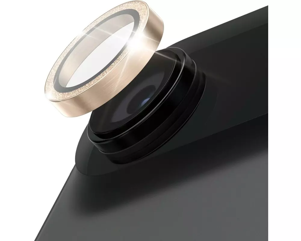 Panzerglass Kameraschutz Hoops Glitter Gold