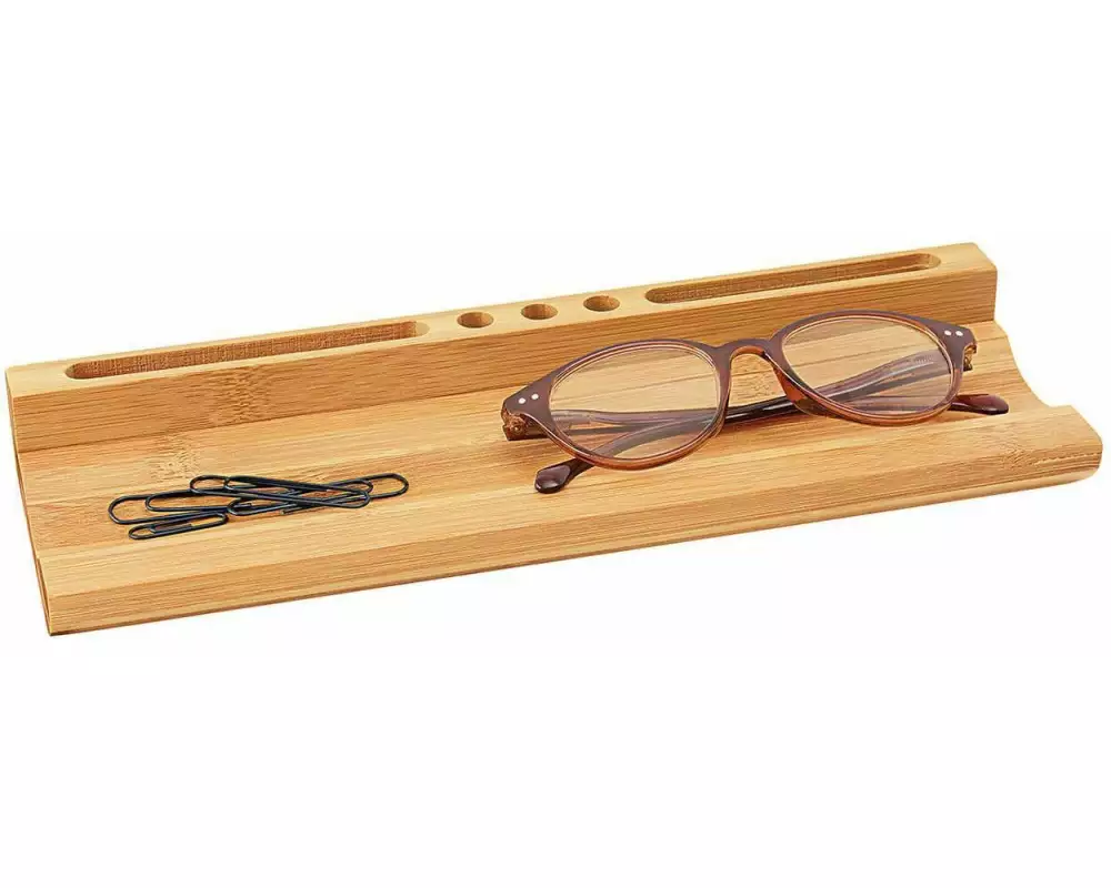 WEDO Stiftehalter Mit Smartphone-Halter, Bambus