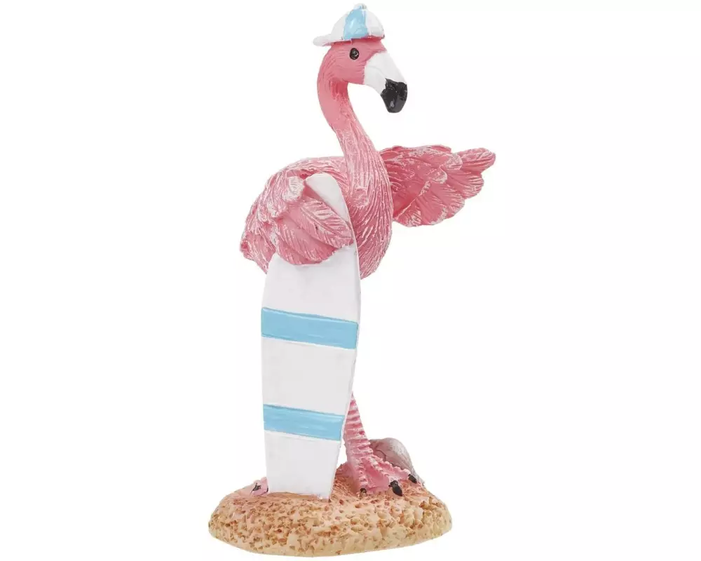 HobbyFun Mini-Tier Flamingo Surfbrett 6 cm