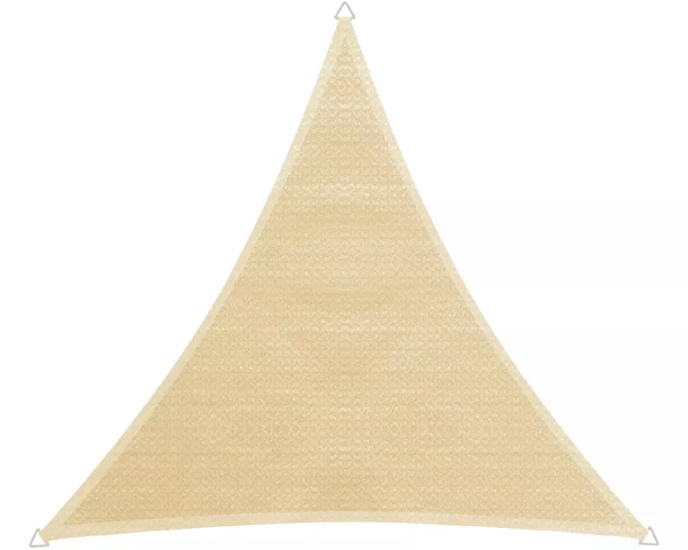 Windhager Sonnensegel Capri, 5 m, Eckig, Champagner