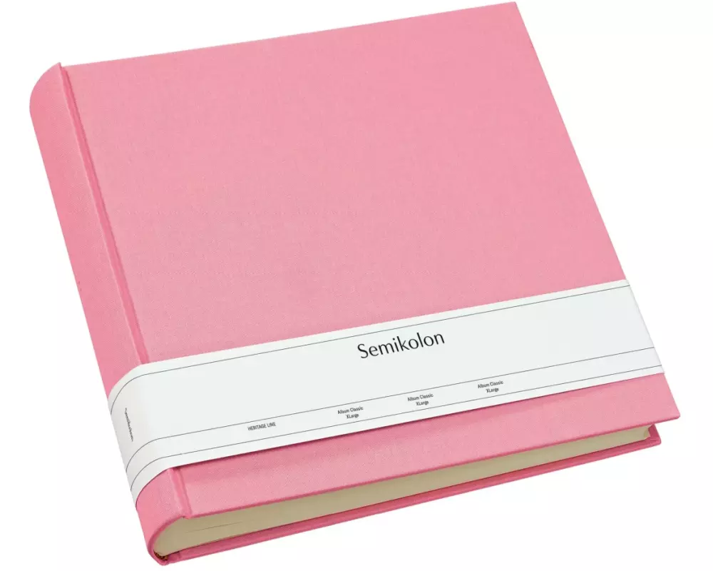 Semikolon Fotoalbum Xlarge 32 cm x 31 cm Rosa