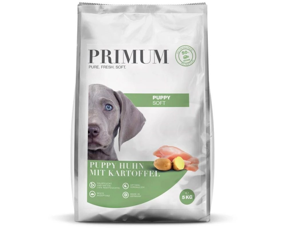 PRIMUM Halbfeuchtfutter Puppy Huhn mit Kartoffel 5 kg