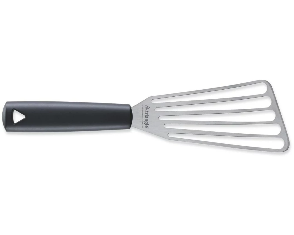 triangle Crêpes-Wender 16 cm, geschlitzt Schwarz/Silber