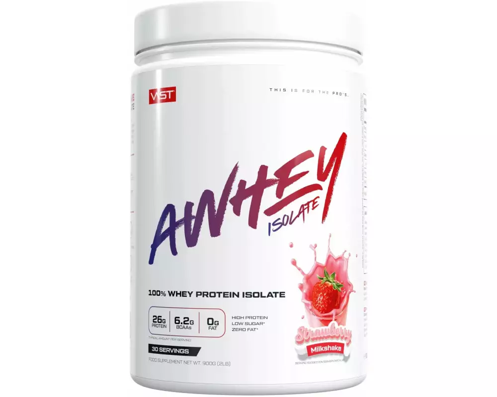 VAST Pulver AWhey Isolate Dose: 900g, Strawberry Milkshake