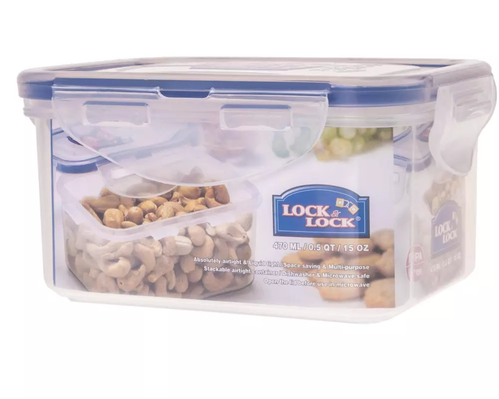 Lock & Lock Vorratsbehälter 0.47 l, Transparent