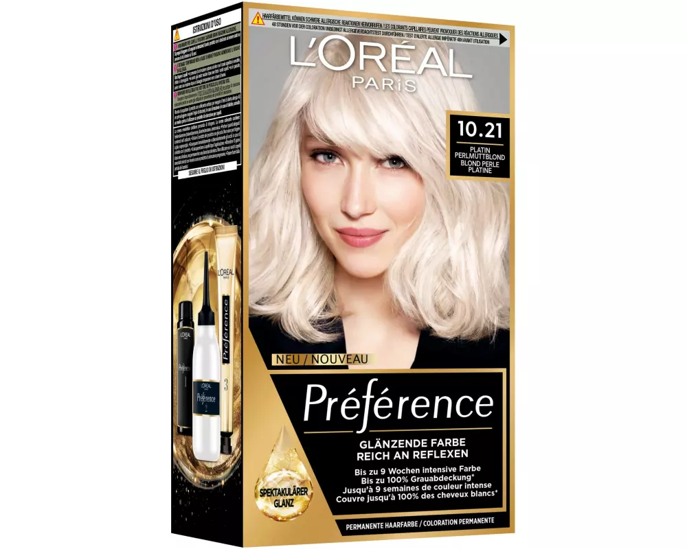 L'Oréal Paris Préférence 10.21 Platin Perlmuttblond/Blond perle platine