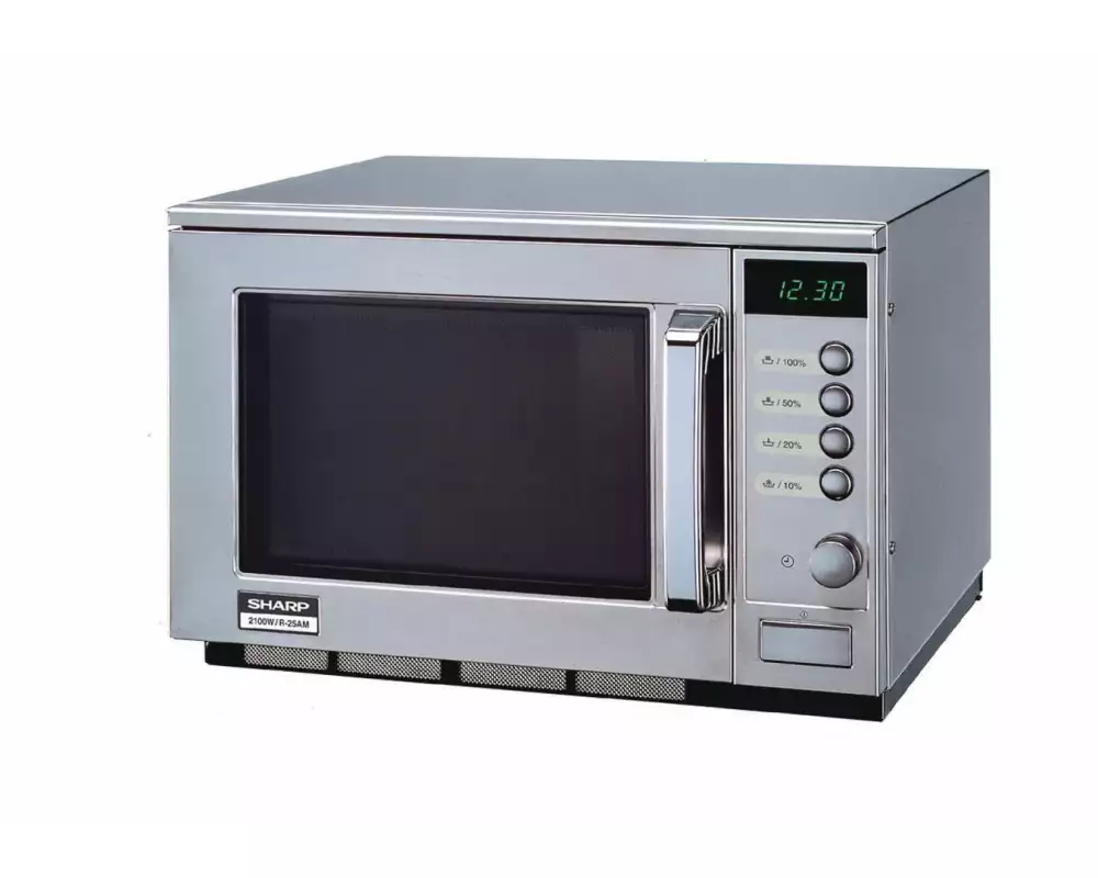 Sharp Mikrowelle R25AM Silber