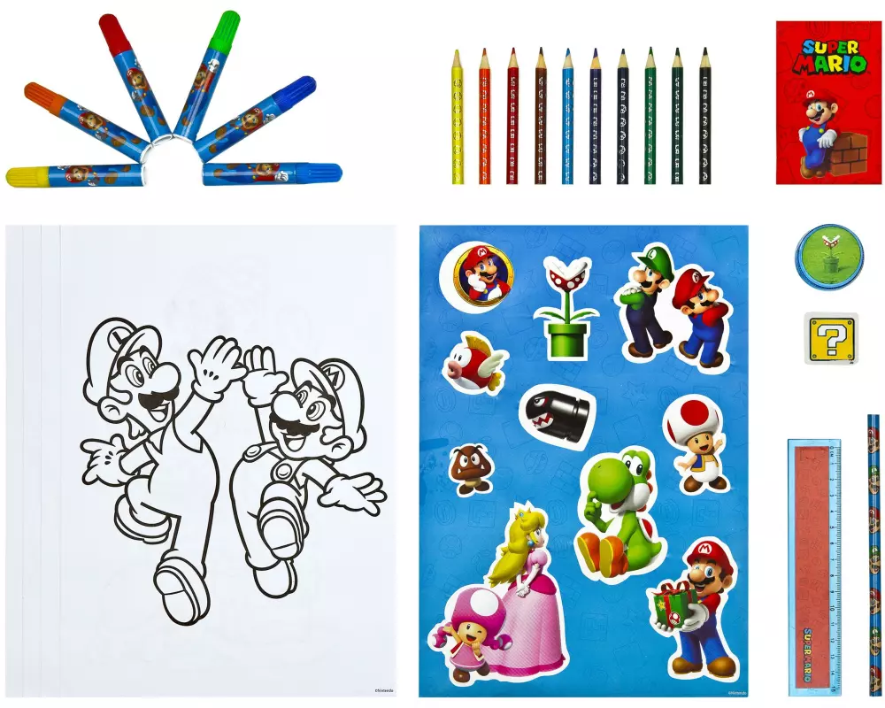 Undercover Malset Super Mario 35-teilig