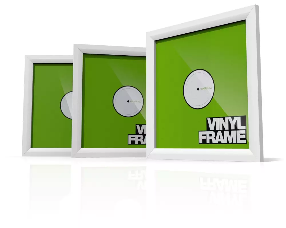 Glorious Vinyl Frame 12 Zoll 3er-Set Weiss Kunststoff