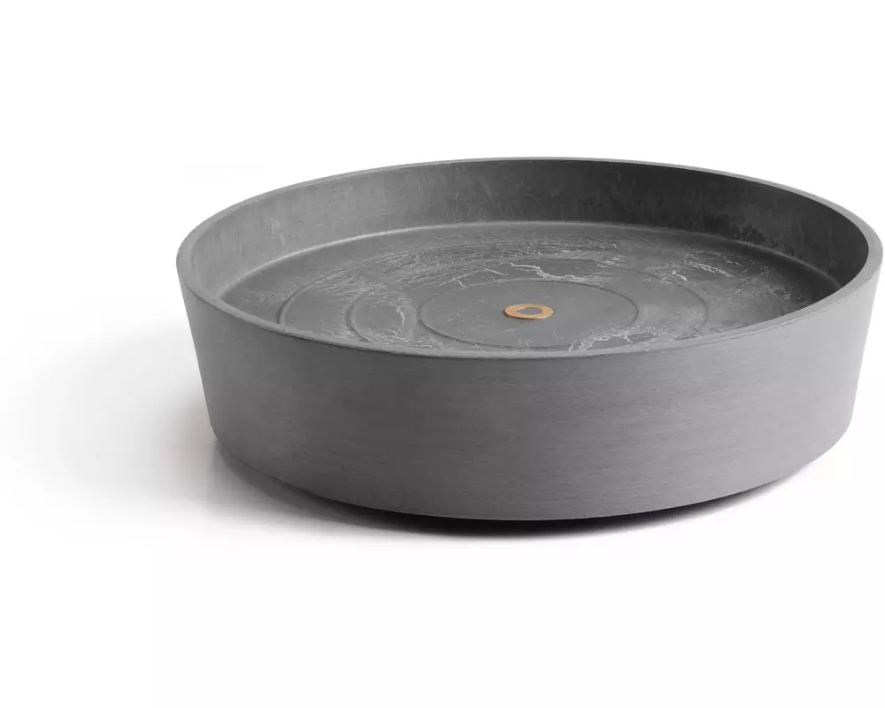 Ecopots Unterteller Saucer Wheels Ø 34 cm Grey