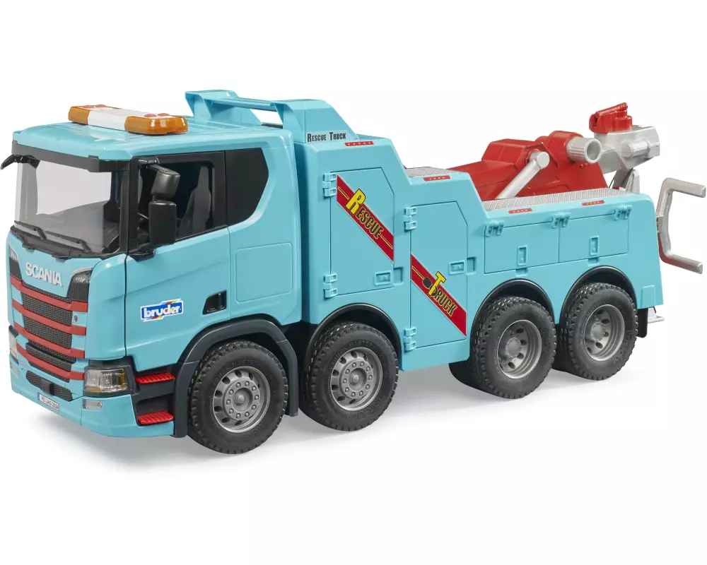 Bruder Spielwaren Scania Super 560R Berge- und Abschlepp-LKW mit L+S Modul