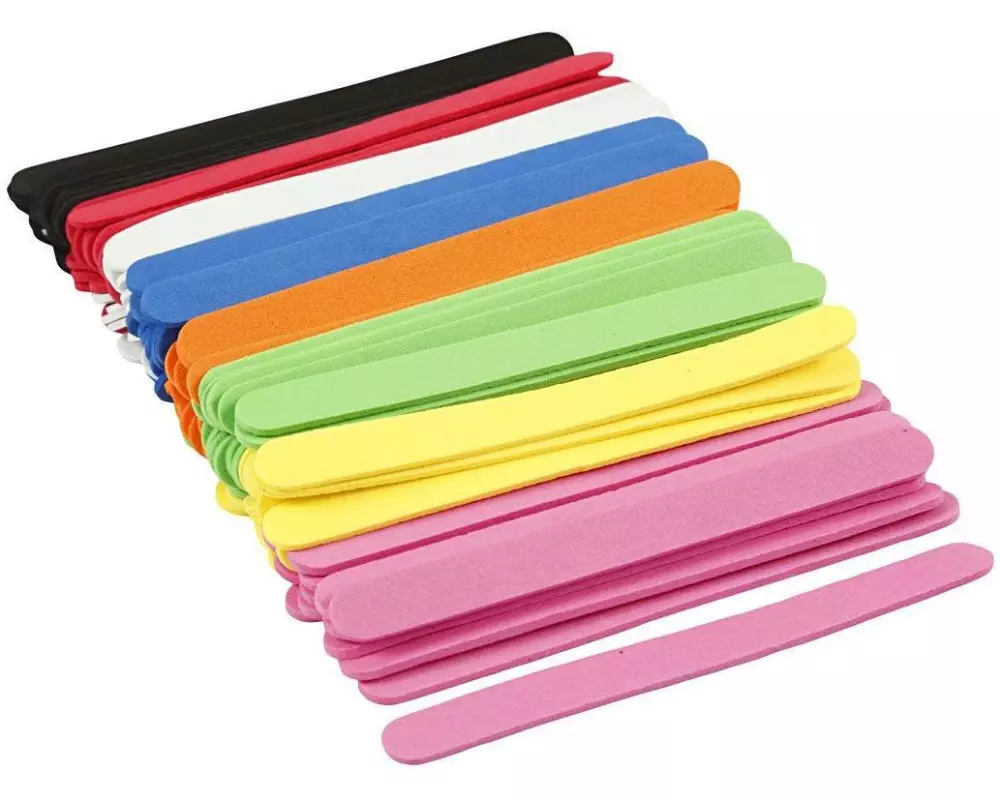 Creativ Company Moosgummi-Set Eisstiele 120 Stück, Mehrfarbig