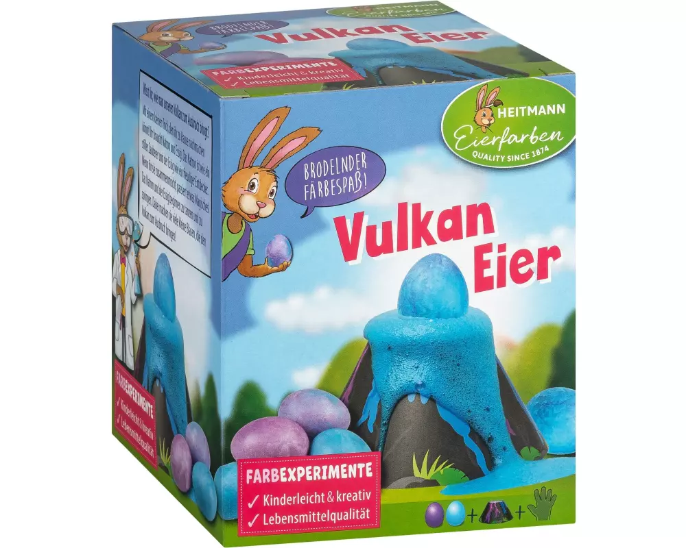 Brauns Heitmann Eierfarben Vulkaneier 1 Stück, Mehrfarbig