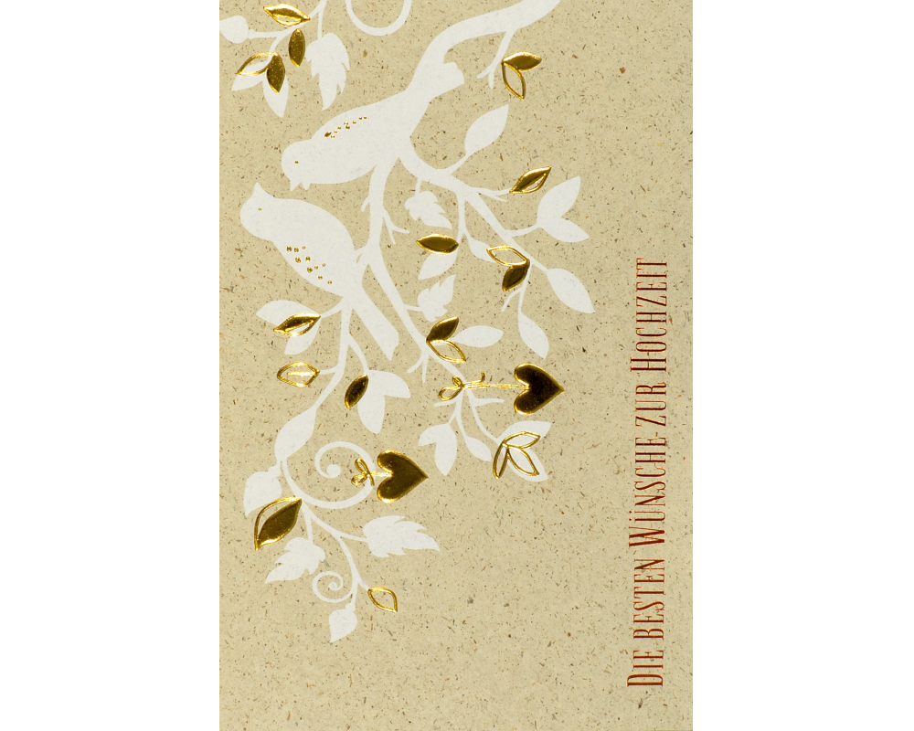 ABC Hochzeitskarte Vögel 1120009500 B6