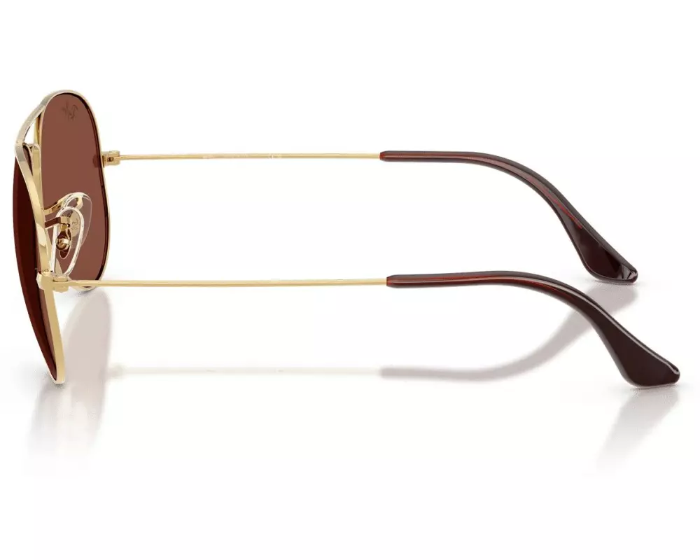 Ray-Ban Sonnenbrille Aviator Large Metal Arista, Gold/Rot