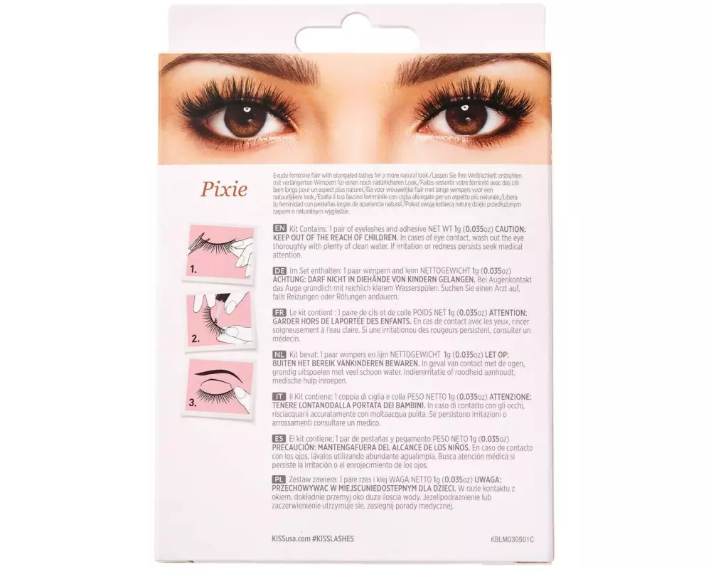 Kiss Blowout Lash Multipack Pixie Schwarz