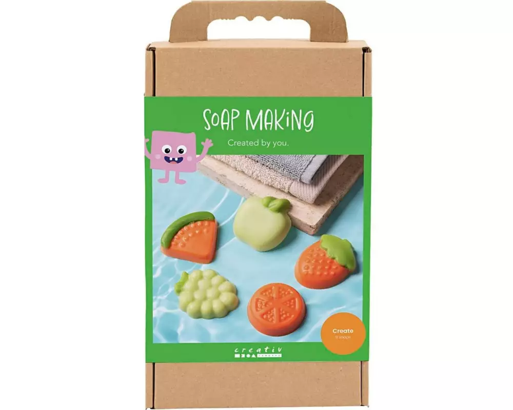 Creativ Company Bastelset - Seifenherstellung, Früchte, Grün, Orange