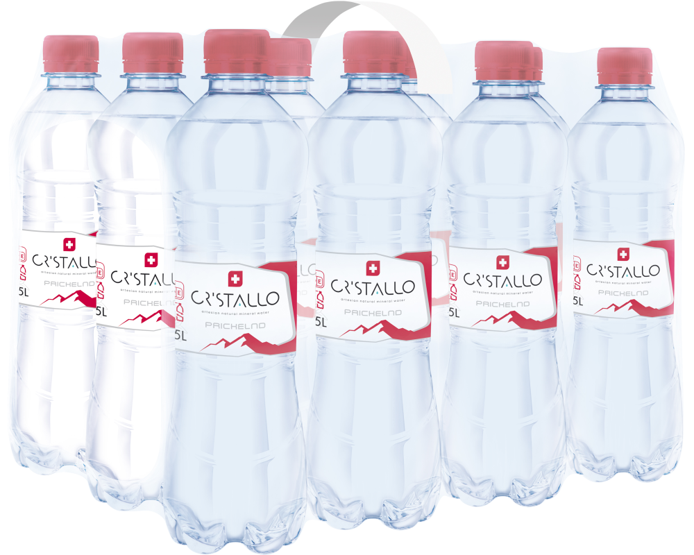 CRISTALLO rot, mit Kohlensäure, Pet 683760 50 cl, 12 Stk.