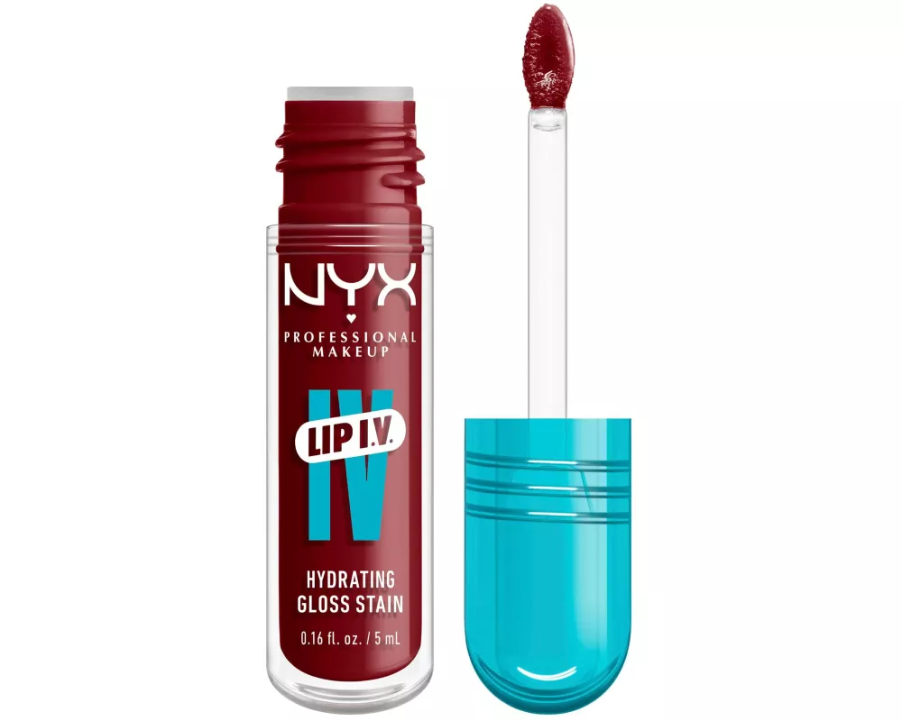 NYX Professional Makeup Lip Gloss IV Serum feuchtigkeitsspendender Cranberry Splash