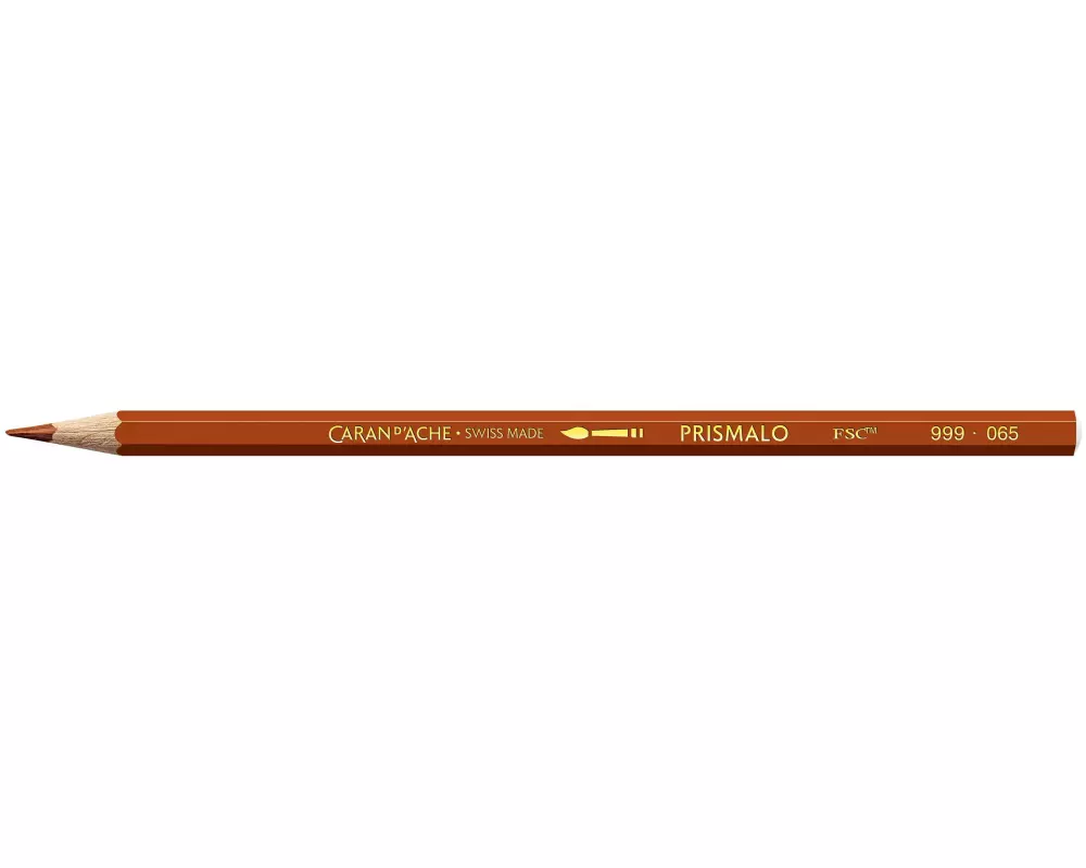 Caran d'Ache Farbstifte Prismalo 3 mm, 1 Stück, Rotbraun