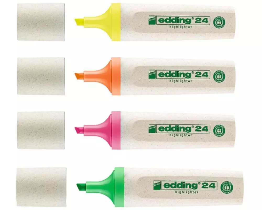edding Textmarker 24 EcoLine 4 Stück