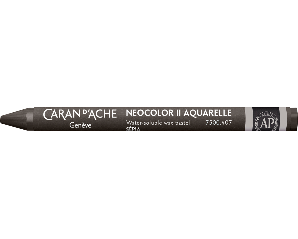 CARAN D'ACHE Wachsmalkreide Neocolor II 7500.407 sepia