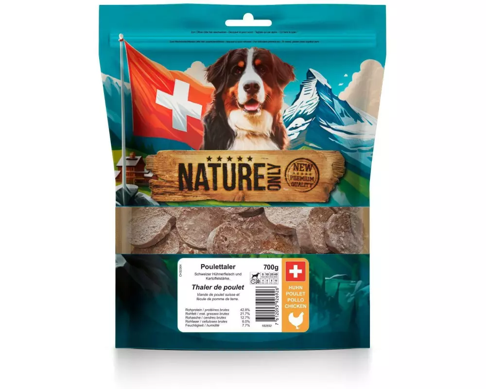 NATUREonly Kausnack Poulettaler 700 g