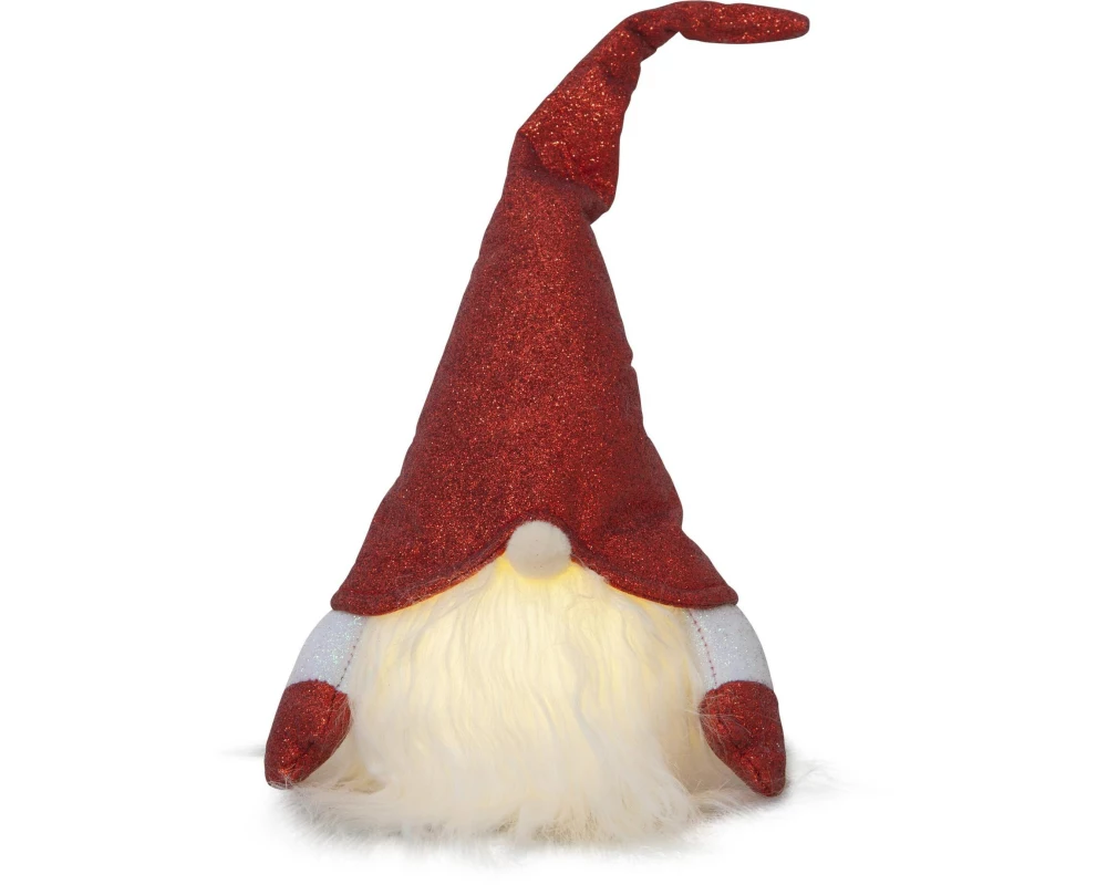 Star Trading LED-Figur Wichtel, 1 LED, 28 cm, Rot