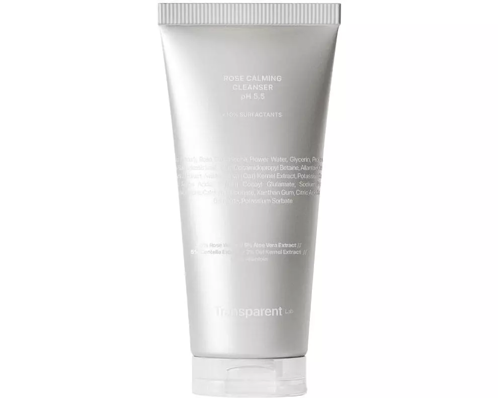 Transparent Lab Reinigungsgel Rose Calming Cleanser Ph 5.5 150 ml