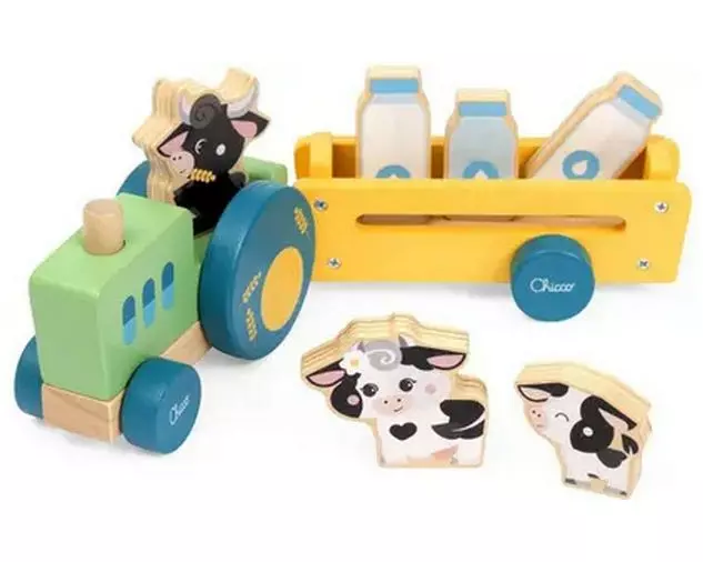 Chicco Spielset Traktor mit Kühen