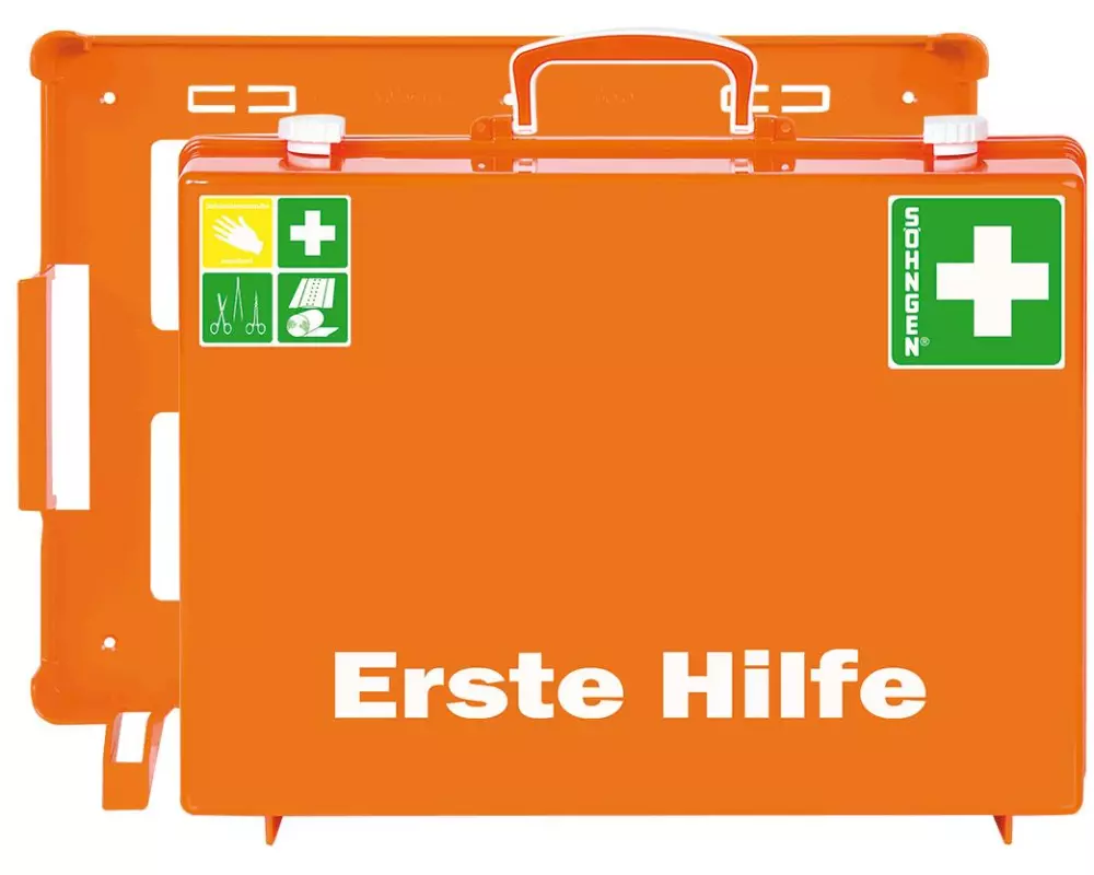 SÖHNGEN Erste-Hilfe-Koffer MT-CD, Orange, leer