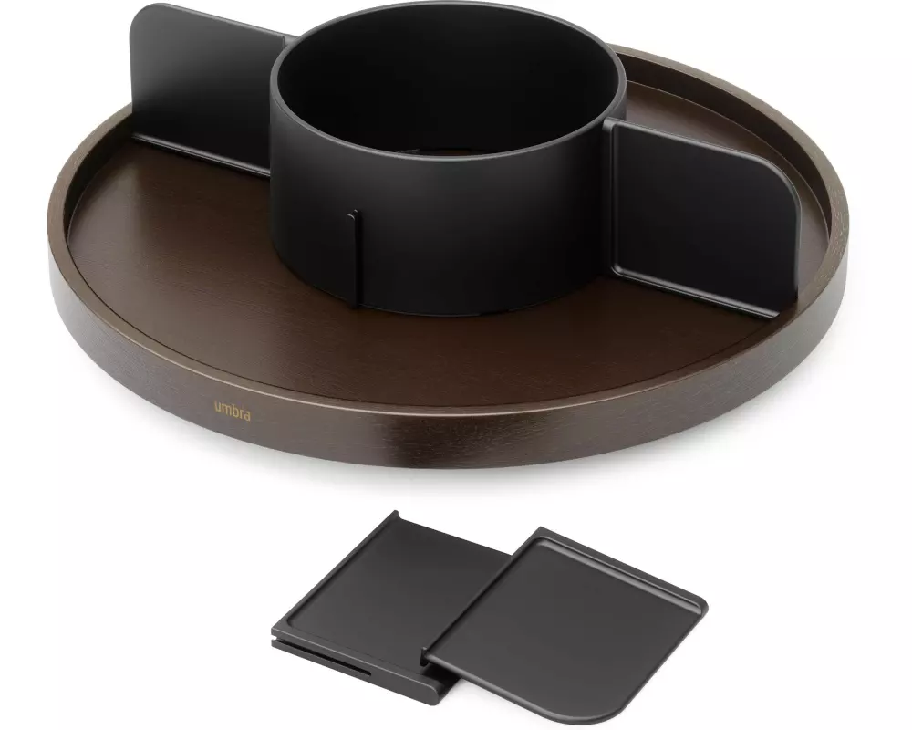 Umbra Küchenutensilienhalter Bellwood Schwarz/Walnuss