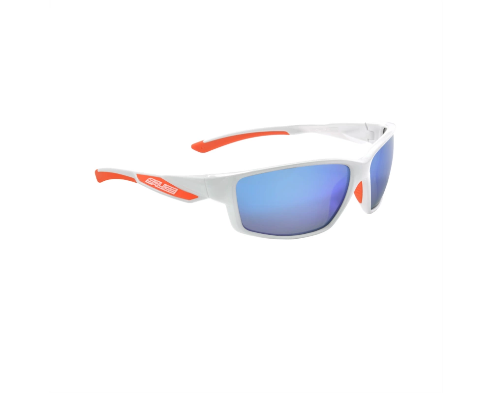 Salice Occhiali Sportbrille 014RW, White-Red / RW Blue