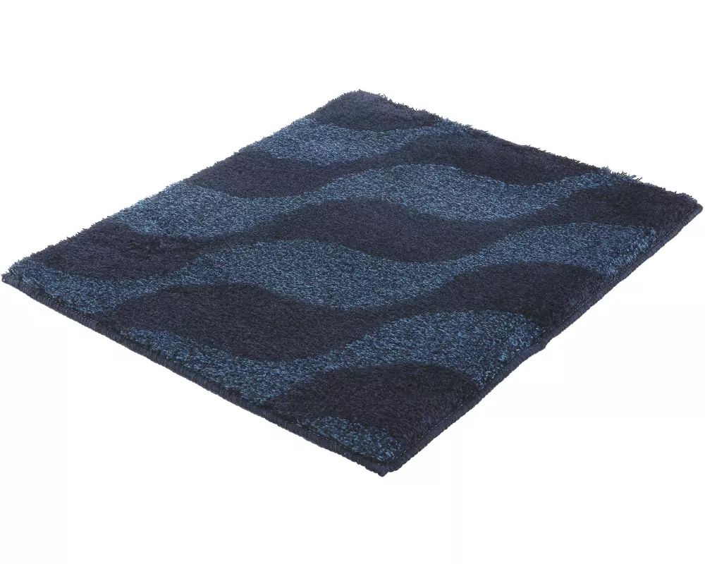 Kleine Wolke Badteppich Onda 55 x 65 cm, Blau