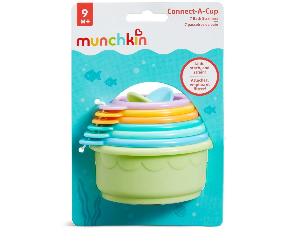 Munchkin Badespielzeug Connect a cup Mehrfarbig