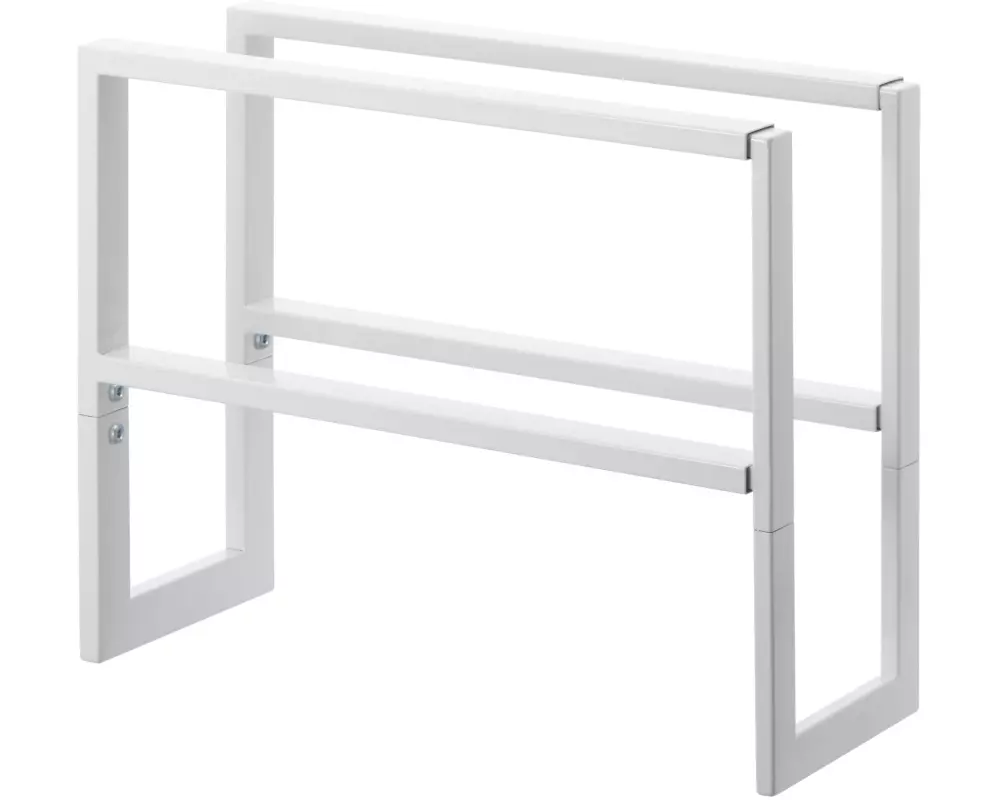 Yamazaki Schuhregal Line Metall, Weiss