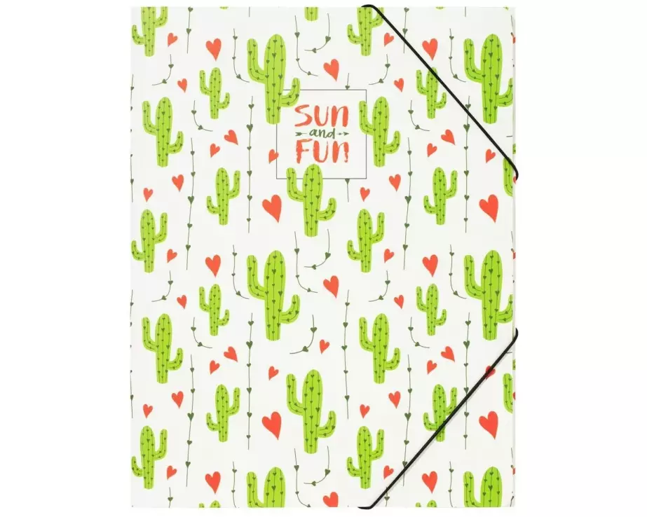 Pagna Gummibandmappe A4 Kaktus