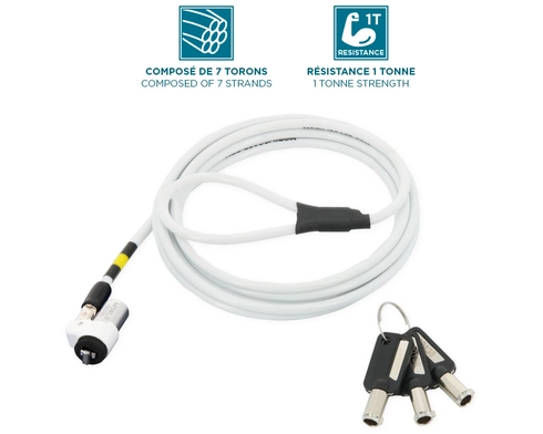 MOBILIS Cable Lock For Tablet, Notebook