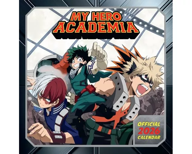 My Hero Academia 2026 Square Calendar